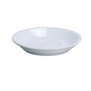 Yanco China Abco Super White Porcelain 6.8in Rolled Edge Saucer - 3dz - AC-57 