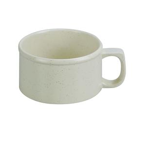 Yanco China Ardis Beige Melamine 12 oz. Soup Mug w/ Handle - 4 Doz - AD-9014