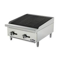 Atosa CookRite 24in Countertop Gas Radiant Charbroiler - ATRC-24 