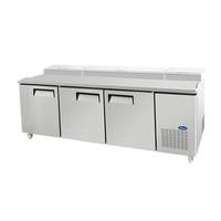 Atosa 93in Triple Section Refrigerated Pizza Prep Table - MPF8203GR 