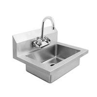 Atosa MixRite 18" Stainless Steel Wall Mounted Hand Sink - MRS-HS-18(W)