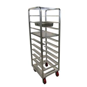 Channel Manufacturing AXD-UTR-10 21" x 26" Heavy-Duty Aluminum Food Pan Rack w/ 6" Spacing