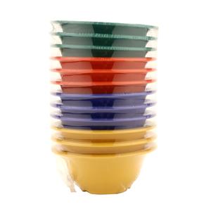 GET Diamond Color Mix Melamine 10 oz. Mardi Gras Bowl - 4 Doz - B-105-MIX