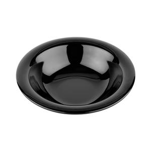 GET Black Elegance Melamine 12oz 7.25in dia. Bowl - 2dz - B-127-BK 