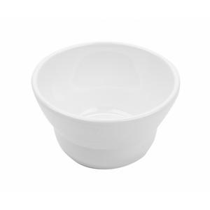 GET Minski White Melamine 16oz Textured Rim Soup Bowl - 1dz - B-14-MN-W 