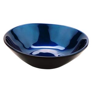 GET Cosmo Blue Melamine 16oz 7in dia. Irregular Bowl - 1dz - B-18-CSB 