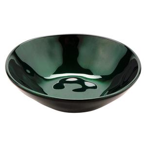 GET Cosmo Green Melamine 16oz 7in dia. Irregular Bowl - 1dz - B-18-CSG 