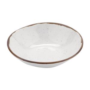 GET Rustic Mill Brown Melamine 16oz 7in dia. Irregular Bowl - B-18-RM 
