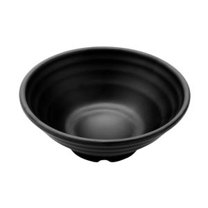 GET Nara Black Melamine 22oz 7in dia. Bowl - 1dz - B-247-BK 