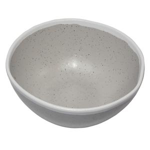 GET Pottery Market Dove Gray Melamine 20oz Salad Bowl - 1dz - B-302-DVG 