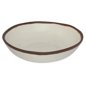 GET Pottery Market Cream Melamine 1.5 qt. Pasta Bowl - 1 Doz - B-310-CRM