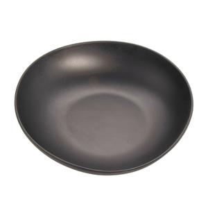 GET Riverstone Dark Gray Melamine 38oz Textured Rim Salad Bowl - B-4500-DG 