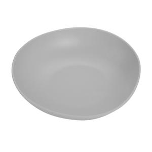 GET Riverstone Light Gray Melamine 38oz Textured Rim Salad Bowl - B-4500-LG 