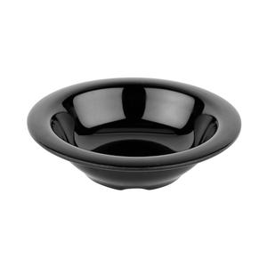 GET Black Elegance Melamine 4.5oz 4.75in dia. Pasta Bowl- 4dz - B-454-BK 