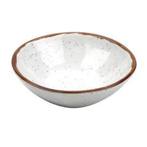GET Rustic Mill Cream Melamine 5 oz. 4.5" dia. Monkey Dish-6 Doz - B-5-RM