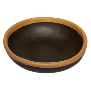 GET Pottery Market Brown Melamine 4.5 oz. 4.5" dia. Side Dish - B-55-BR