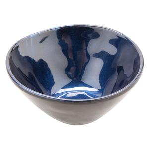 GET Cosmo Blue Melamine 8oz Irregular Bowl - 2dz - B-8-CSB 