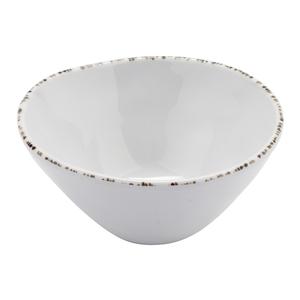 GET Urban Cream Melamine 8oz Irregular Bowl - 2dz - B-8-UM 