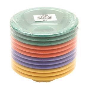 GET Diamond Color Mix Melamine 8 oz. Mardi Gras Bowl - 4 Doz - B-86-MIX
