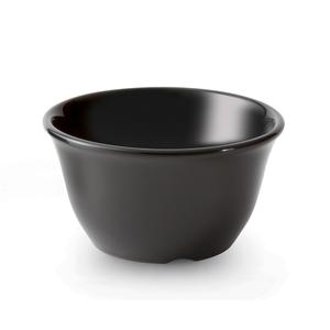 GET Black Elegance Melamine 7 oz. 4" dia. Bouillon Cup - 4 Doz - BC-70-BK