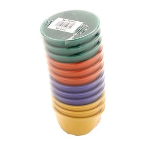 GET Diamond Color Mix Melamine 7oz 4in dia. Bouillon Cup- 4dz - BC-70-MIX 