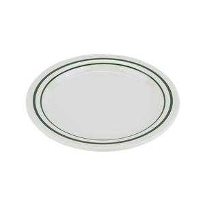 GET Emerald Melamine 10in dia. Break-Resistant Plate - 1dz - BF-010-EM 