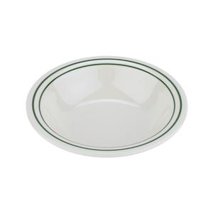 GET Emerald White Melamine 14oz 7.25in dia. Salad Bowl - 2dz - BF-725-EM 