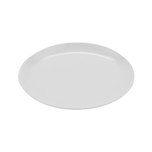 GET Settlement American White Melamine 9.5in dia. Coupe Plate - BF-950-AW 