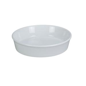 Yanco China Accessories White Porcelain 9" Deep Baking Dish - 2 Doz - BK-209