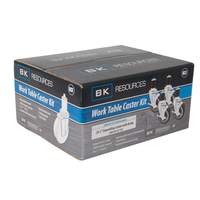 BK Resources Work Table Caster Kit 5in Diameter - 4 Per Kit - 5SBR-RA-LDP-PS4 