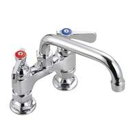 BK Resources OptiFlow Solid Body with 14in Swing Spout Faucet - BKF4HD-14-G 