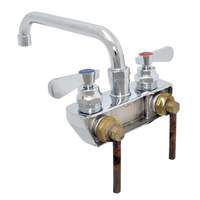 BK Resources OptiFlow Solid Body with 18in Double-Jointed Swing Spout Faucet - BKF-4SM2-18-G 
