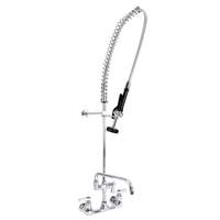 BK Resources OptiFlow Pre-Rinse Assembly w/ 44" Stainless Steel Hose - BKF-SMPR-WB-AF10-G