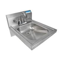 BK Resources 14"W ADA Compliant Hand Sink w/ 3-1/2" Gooseneck Spout - BKHS-ADA-D-P-G