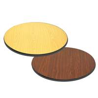 BK Resources 24" Round Reversible Laminate Table Top - BK-LT1-NW-24R