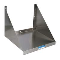 BK Resources 24"x24" Stainless Steel Wall Mount Microwave Shelf - BKMWS-2424