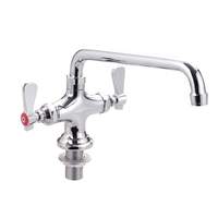 BK Resources OptiFlow Dual Valve Pantry Faucet with 14in Swing Spout - BKF-DPF-14-G 