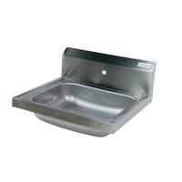 BK Resources 20"W Wall Mount Hand Sink without Faucet - BKHS-W-1620-1
