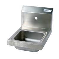 BK Resources Space Saver Wall Mount Hand Sink without Faucet - BKHS-W-SS-1 
