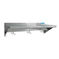 BK Resources SSU6-6724 67"Wx24"Dx72"H Stainless Steel Dry Storage Shelving Unit 