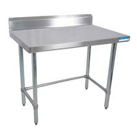 BK Resources 36"W x 30"D 16 Gauge Stainless Steel Work Table with 5in Riser - CVTR5OB-3630 