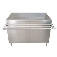 BK Resources 60"Wx30"D Stainless Steel Self-Serve Counter with Sliding Door - US-3060S-S 