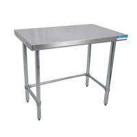 BK Resources 60"Wx18"D All Stainless Steel Open Base Work Table - SVTOB-1860 