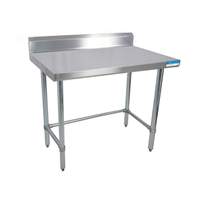 BK Resources 36"Wx30"D All Stainless Steel Work Open Base Table - SVTR5OB-3630 