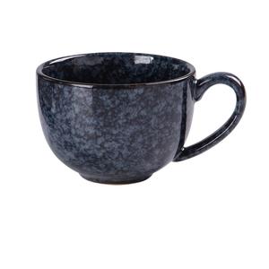 Yanco China Blue Star Glazed Porcelain 8oz Coffee Cup with Handle- 3dz - BL-001 