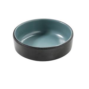 Yanco China Birmingham Teal & Gray Melamine 2oz Sauce Dish - 6dz - BM-4003TL 