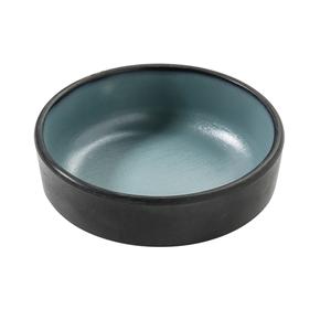 Yanco China Birmingham Teal & Gray Melamine 4 oz. Square Sauce Dish - BM-4004TL