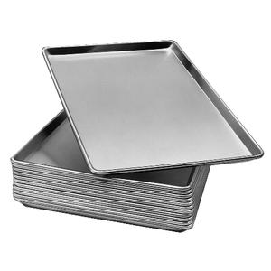 Channel Manufacturing BP-1 18" x 26" Aluminum Bun Sheet Pan w/ Rolled Edge - 1 Doz