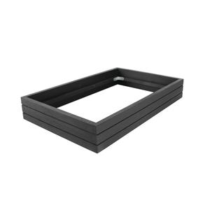 Mikasa Hospitality BQ005B Select Concept Black Oak 22.2in x 14.1in Flatware Holder 