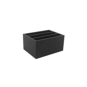 Mikasa Hospitality BQ075B Select Concept Black Oak 8.5in x 8.5in Menu Box 